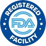 FDA registered facility badge