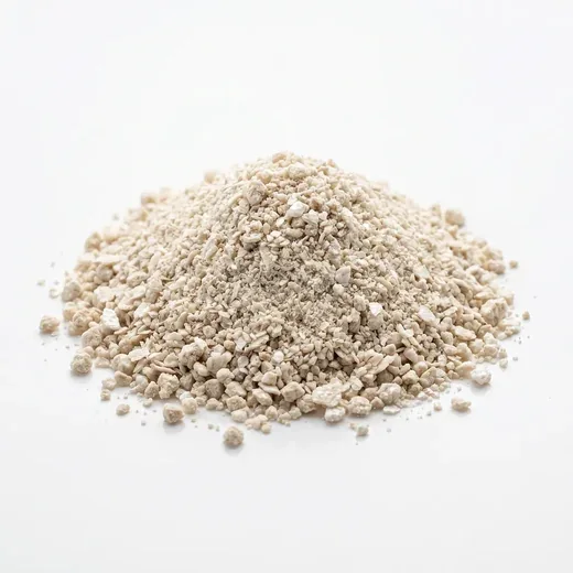 Still-life photo of a small pile of powder or crystals from the brand's image set, used as a stand-in for Calcium